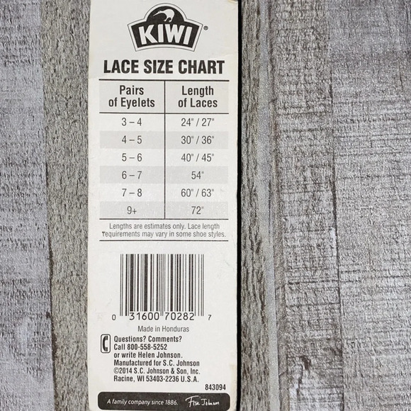 Kiwi style oval 45 inches lime green shoe laces new in package - Picture 2 of 3